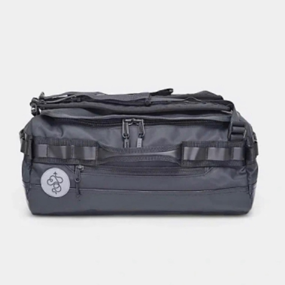 Like New Baboon to the Moon Mini 32L Grey Duffle Bag Used 1x